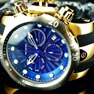 SALE! 52mm Swiss Blue Venom Watch w/ box!